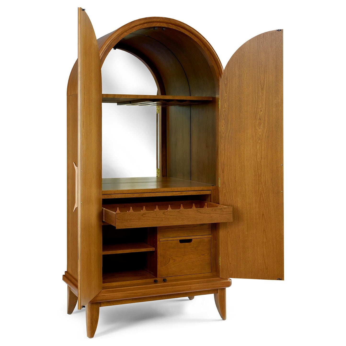 Martine Arced Bar Cabinet - Stickley Brand