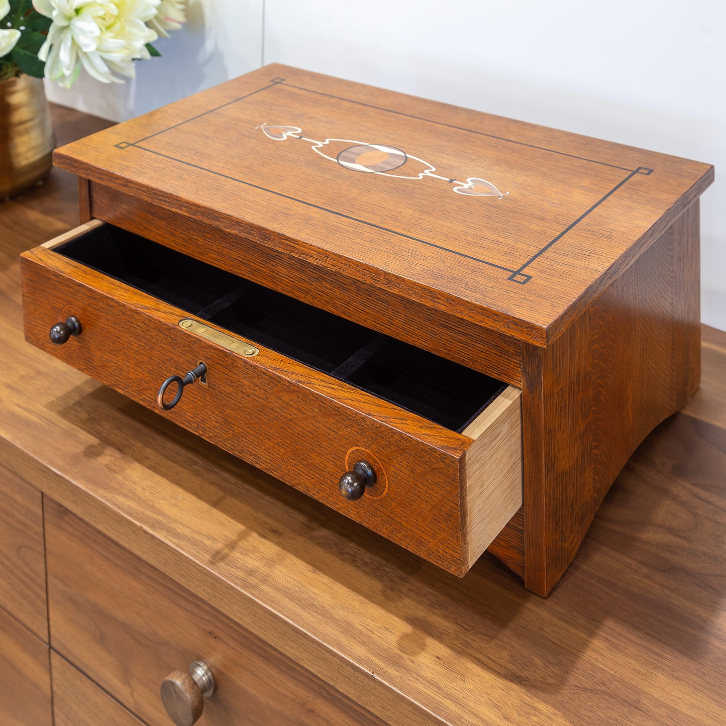 Harvey Ellis Wooden Jewelry Box