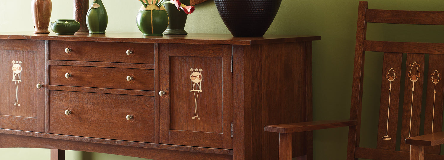 Stickley Furniture Harvey Ellis collection sideboard