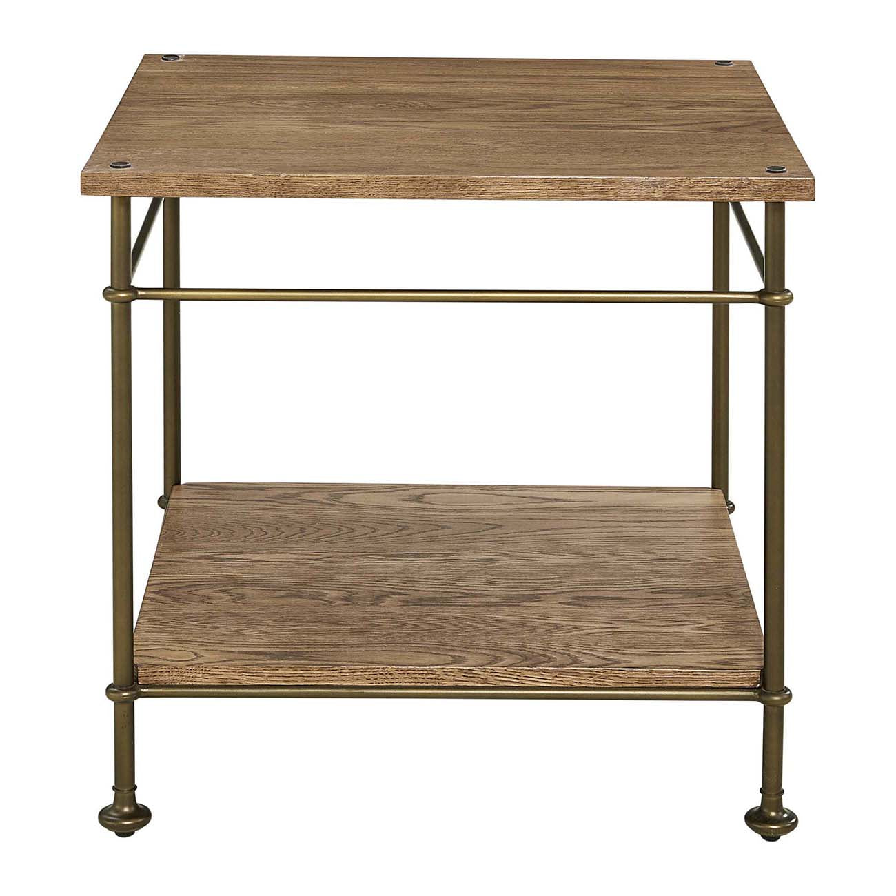 St. Lawrence Metal End Table - Stickley Brand