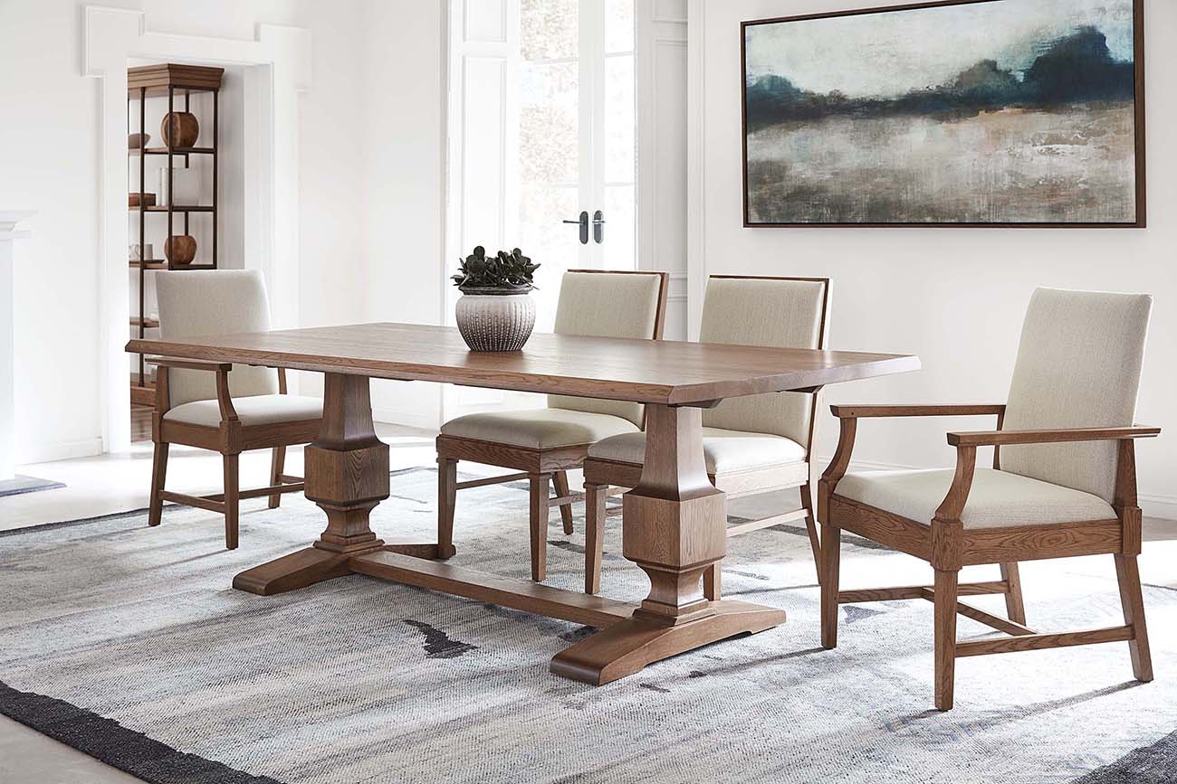 St. Lawrence Trestle Table - Stickley Brand