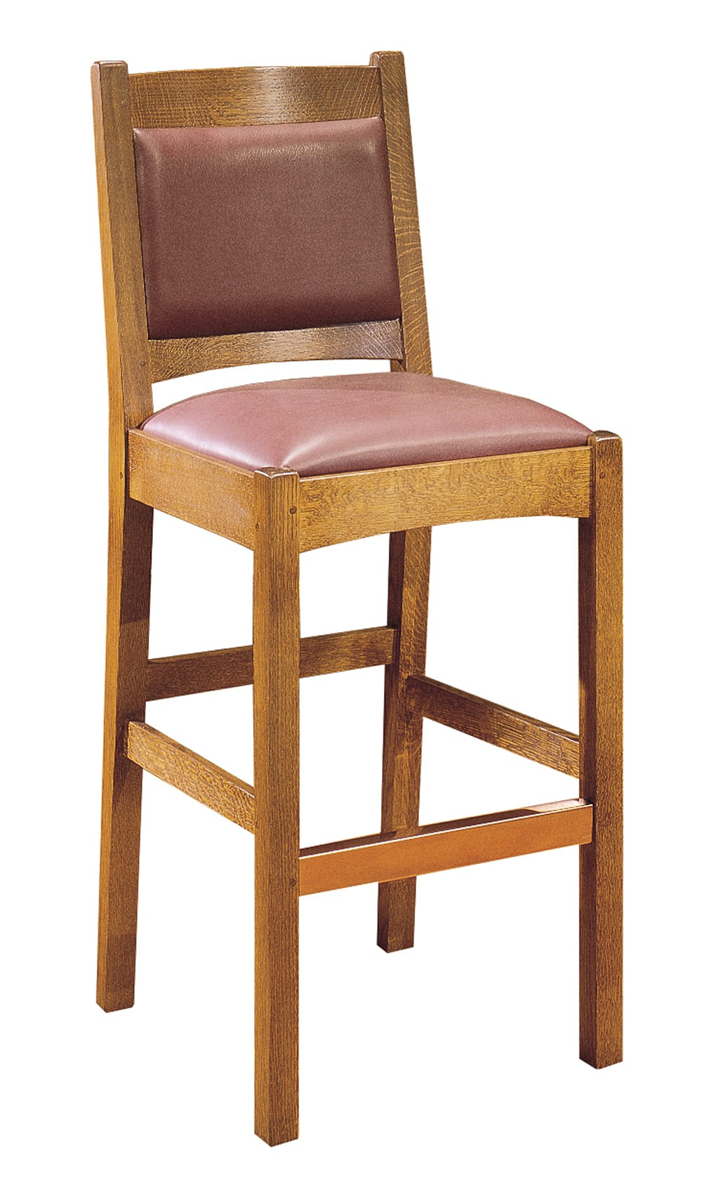 Upholstered Back Stool - Stickley Brand