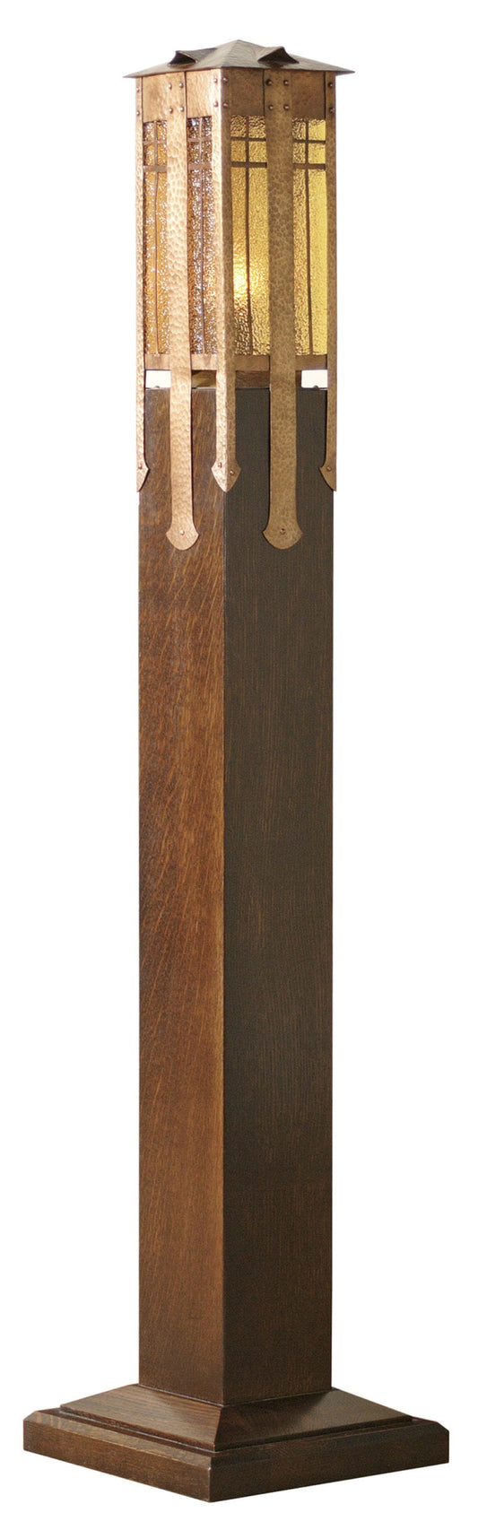 Gus Newel Post Lamp - Stickley Brand