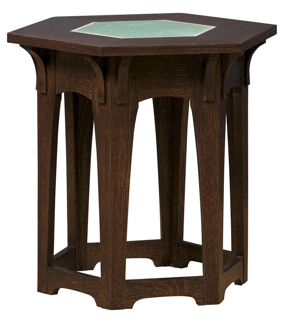 Gus Tile Top Tabouret - Stickley Brand