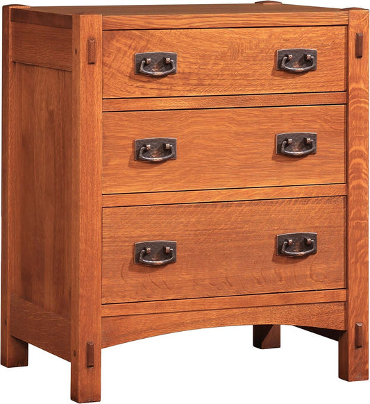 Three-Drawer Nightstand - Stickley Brand